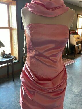 Strapless Homecoming Dresses 2026 Ruched Satin Corset Short Prom Cocktail